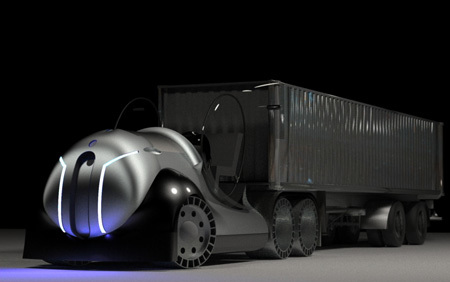 Atropos - аэродинамический гибридный грузовик будущего